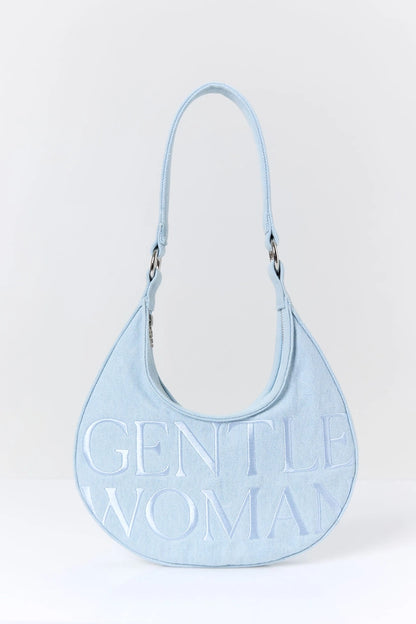 泰國 Gentle Woman ESSENTIAL ICON DENIM SHOULDER BAG【SW613】