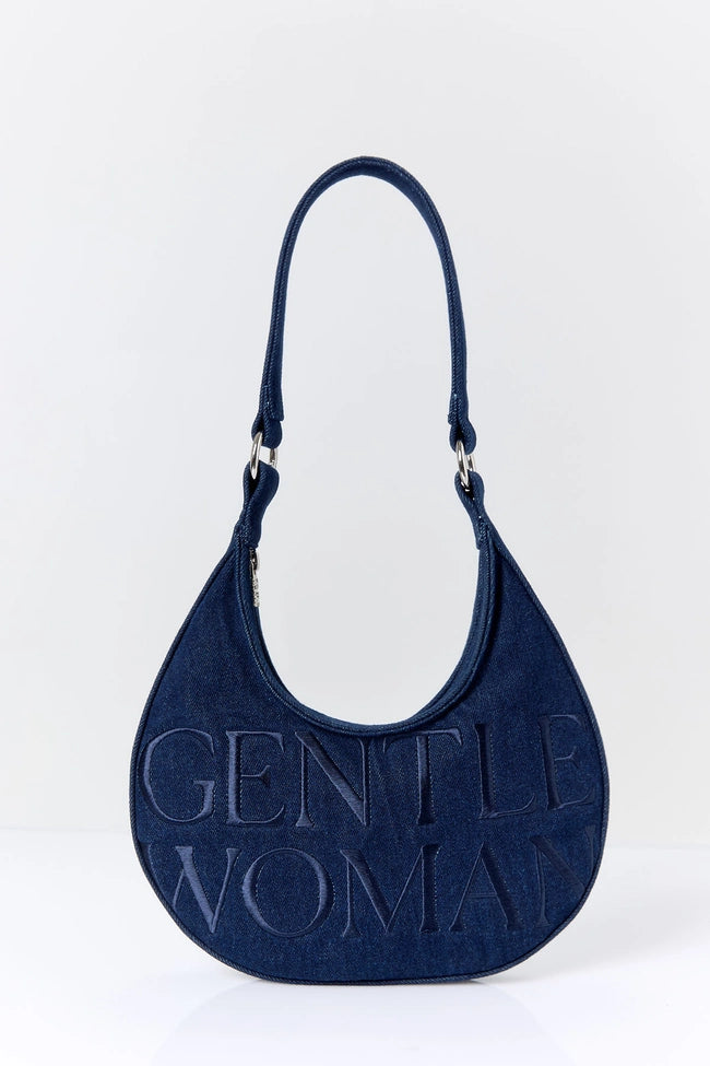 泰國 Gentle Woman ESSENTIAL ICON DENIM SHOULDER BAG【SW613】