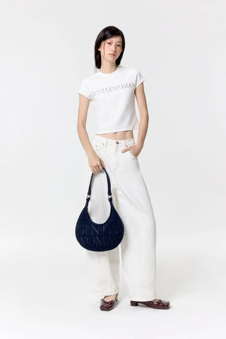 泰國 Gentle Woman ESSENTIAL ICON DENIM SHOULDER BAG【SW613】