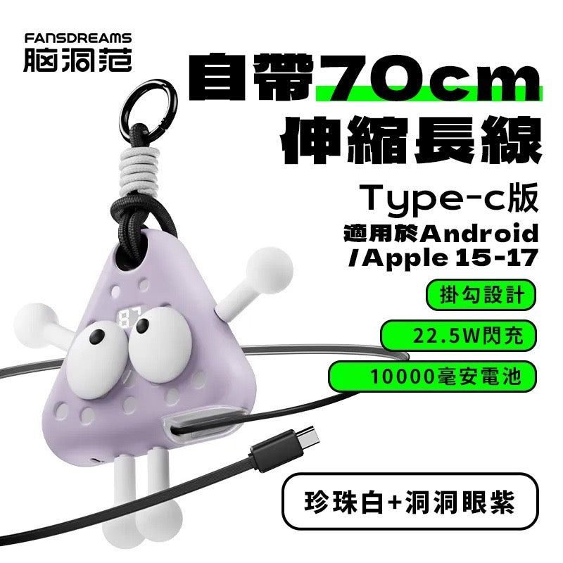 Fandreams 小飯團充電寶保護套 - 小飯團外衣 (三角形)【SE304】