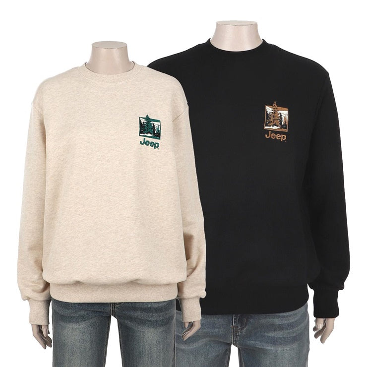 韓國 Jeep Loose Fit Mountain Sweatshirt【JP019】