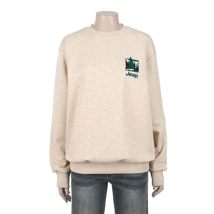 韓國 Jeep Loose Fit Mountain Sweatshirt【JP019】