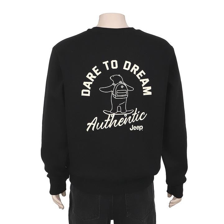 韓國 Jeep Authentic Bear Loose Sweatshirt【JP017】