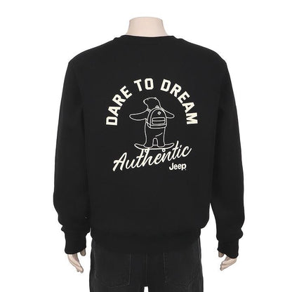 韓國 Jeep Authentic Bear Loose Sweatshirt【JP017】