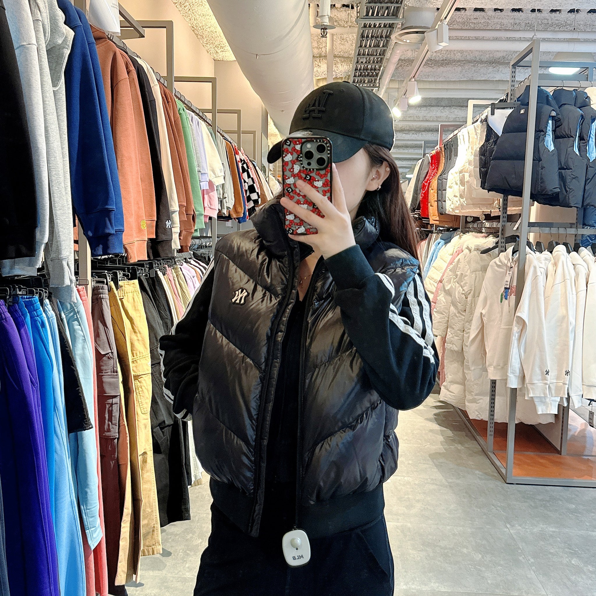 韓國 MLB Women's Varsity Glossy Heavyweight Padded Vest (鴨絨)【MB033】