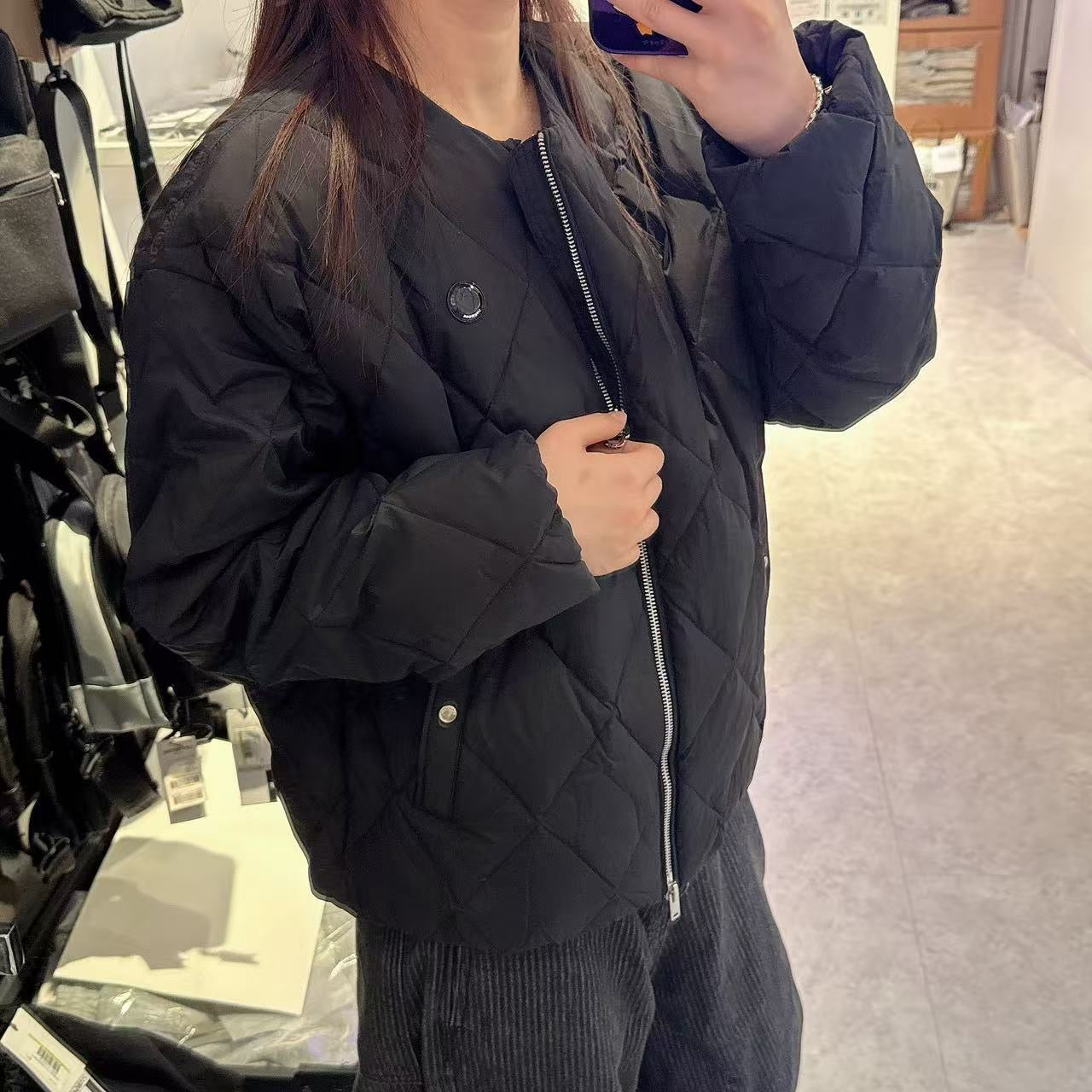 韓國 LifeWork Women's Lite Round Neck Mid Down Padded Jumper (鴨絨)【LW022】