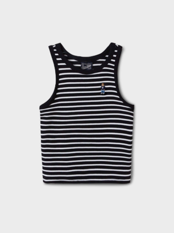 韓國 Who.A.U Steve Ribbed Stripe Sleeveless【WA157】