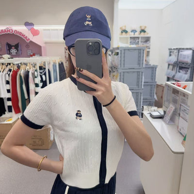 【現貨】韓國 SPAO Cable Crop Cardigan【SP085】