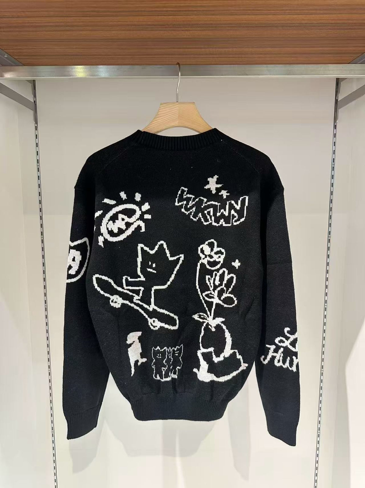 【現貨】韓國 Wacky Willy Jacquard pullover knit【WW103】