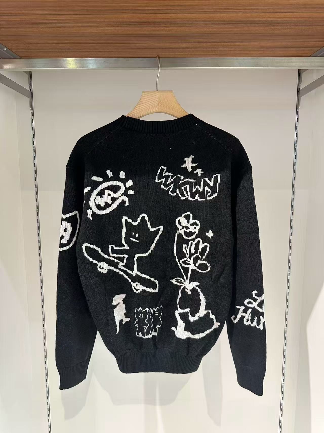 韓國 Wacky Willy Jacquard pullover knit【WW103】