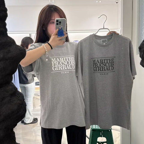 韓國 Marithe Francois Girbaud UNISEX T-SHIRTS (獨家款)【MF547】