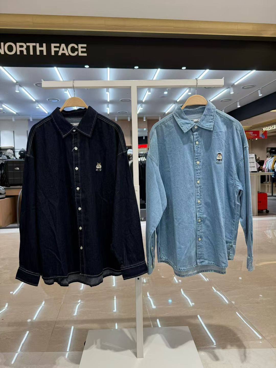 韓國 SPAO Denim Overfit Shirt【SP066】