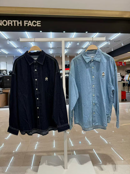 韓國 SPAO Denim Overfit Shirt【SP066】