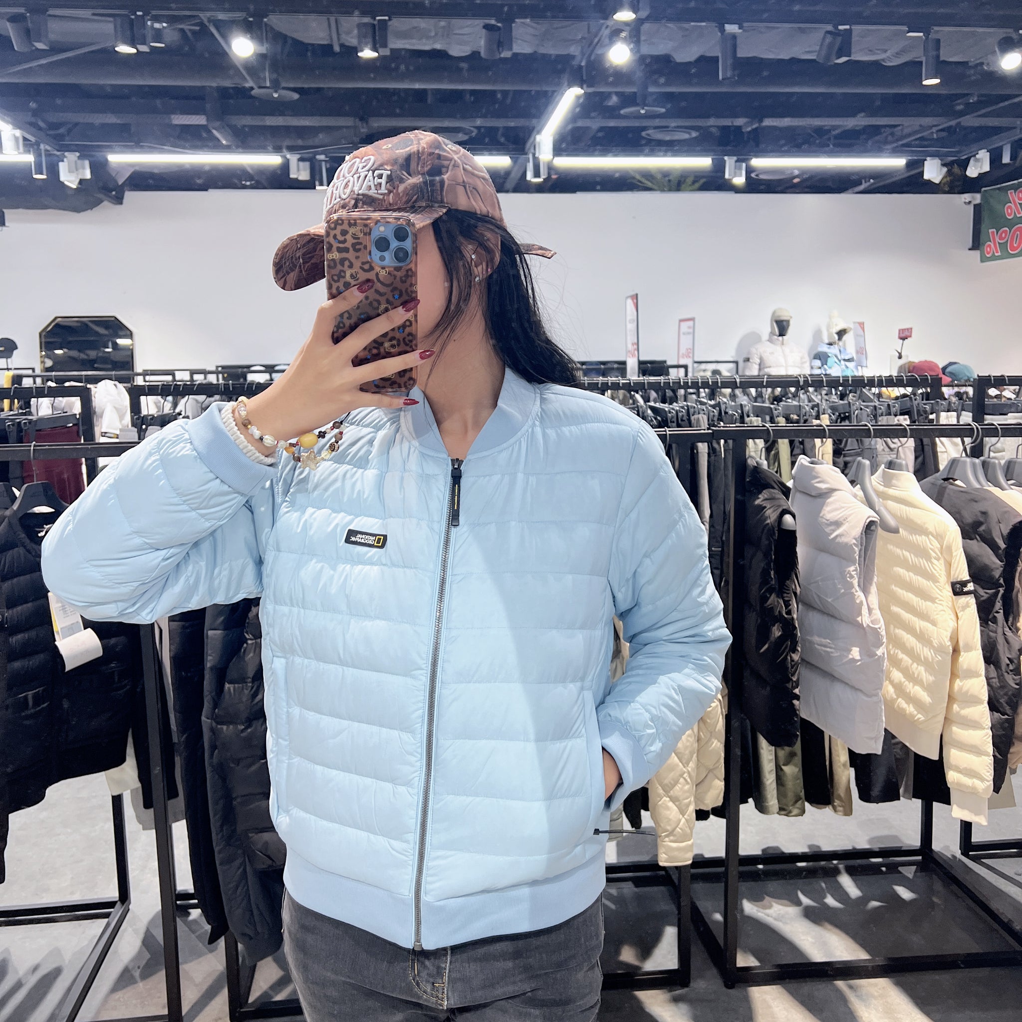 韓國 National Geographic Women's Panarocca Lightweight Goose Down Jumper (鵝絨)【NG069】