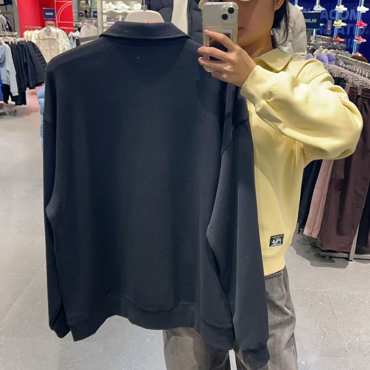 韓國 FILA Collar Half-Zip Long Sleeve【FA033】