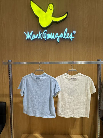 韓國 Mark Gonzales Women's Spring Typo Short Sleeve T-Shirt【MG052】