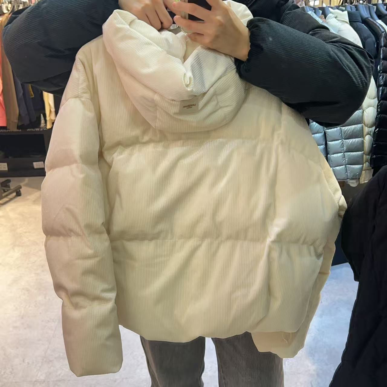 韓國 LifeWork Women's Soft Hooded Short Down Padding (鴨絨)【LW017】