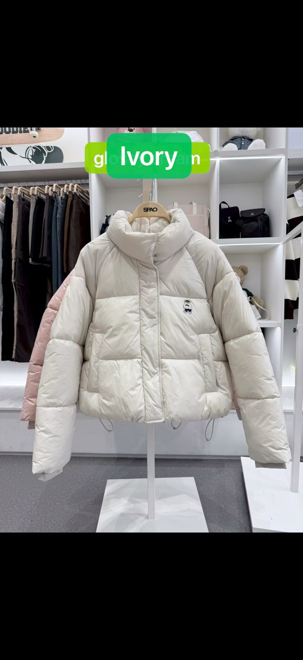 韓國 SPAO Pastel Puffer【SP285】