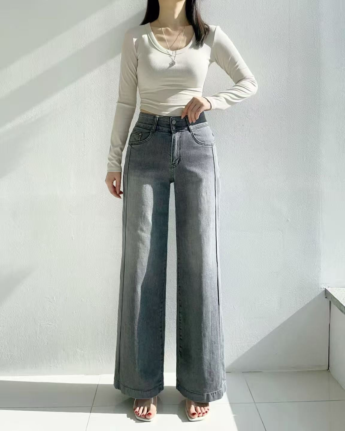 韓國 HowLuk 牛仔褲 (春季款)【H3005】