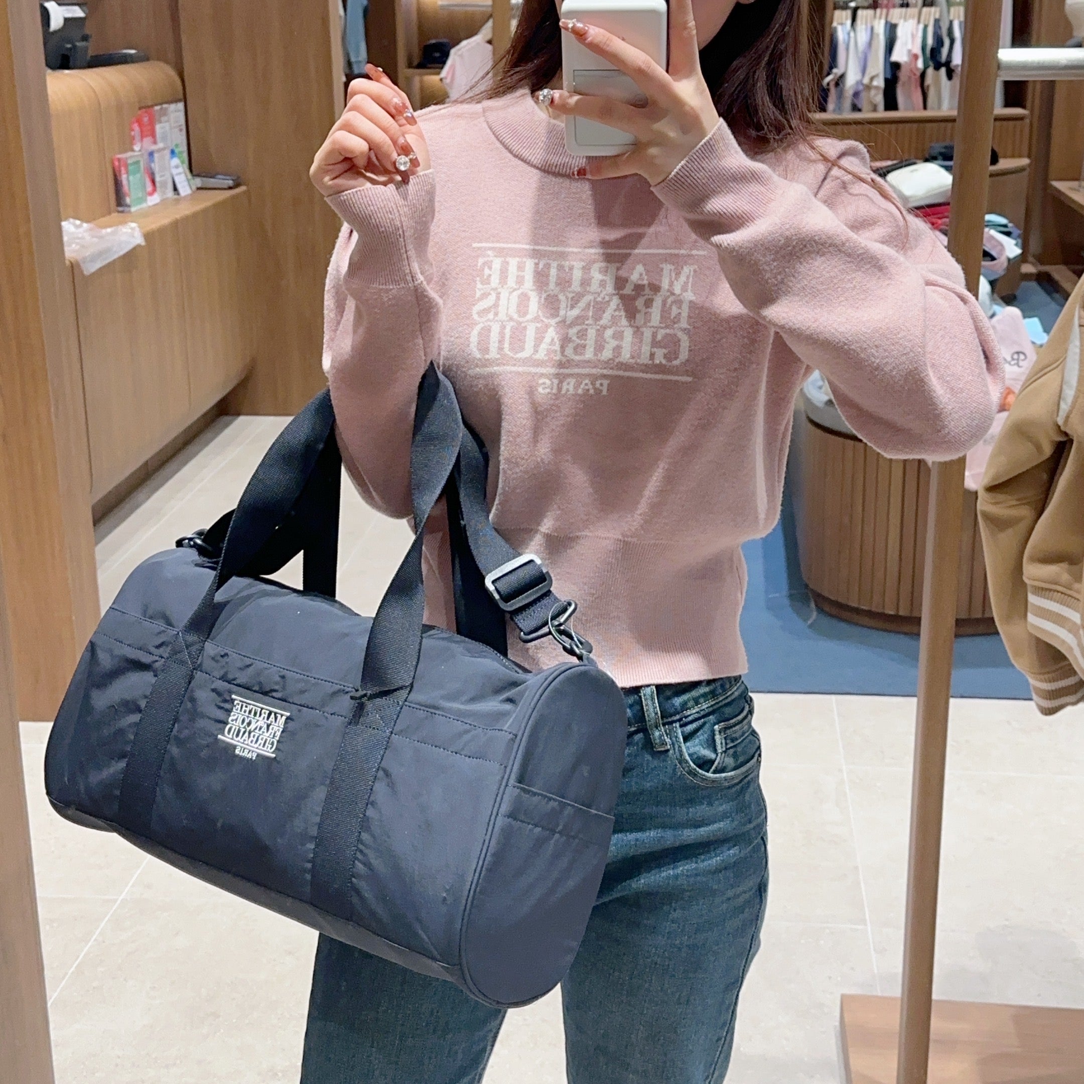 韓國 Marithe Francois Girbaud MOUVENMENT BIG DUFFLE BAG【MF449】