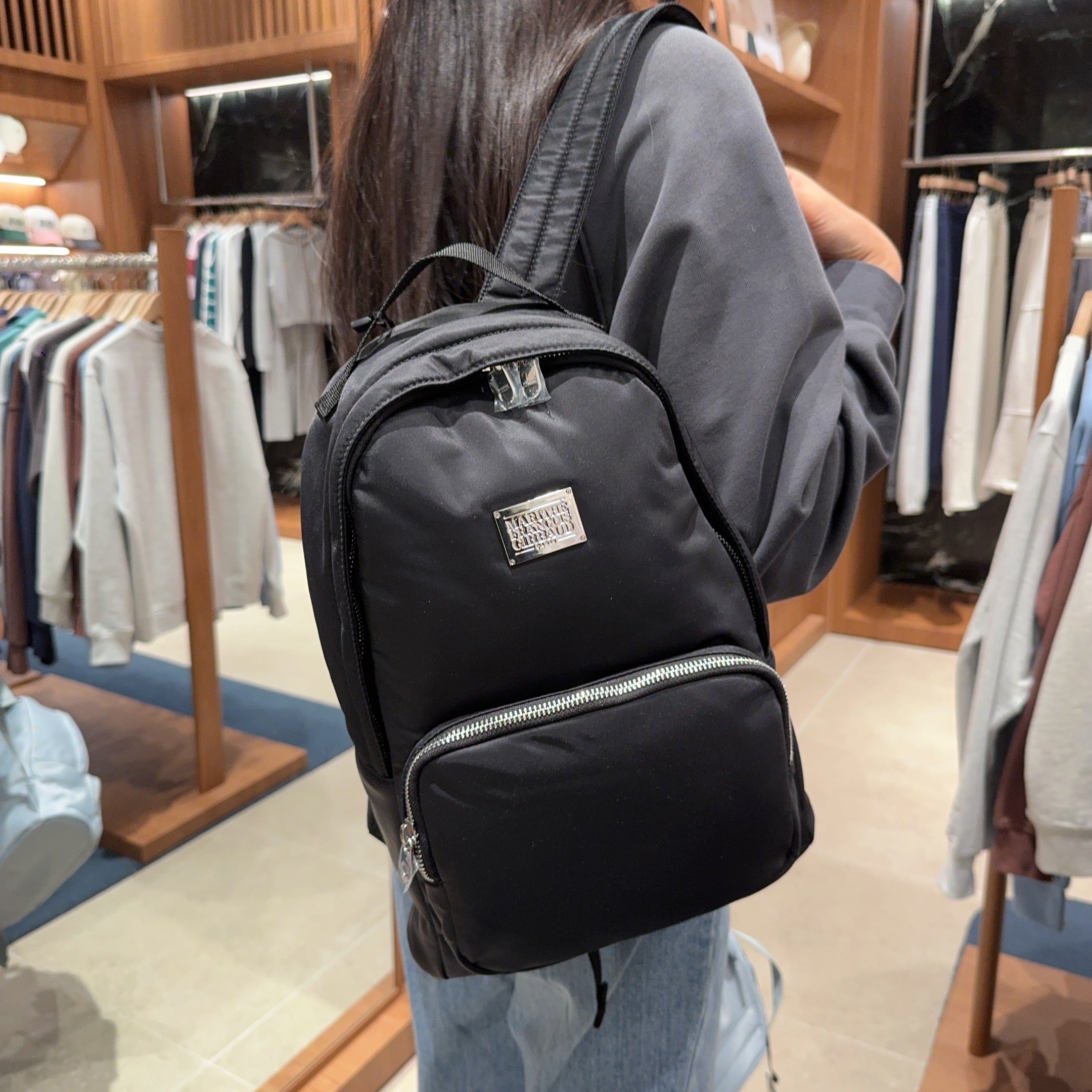 韓國 Marithe Francois Girbaud LASSIC LOGO MINI BACKPACK【MF328】