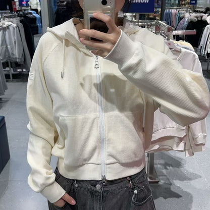 韓國 FILA Velour Hooded Zip-Up【FA052】