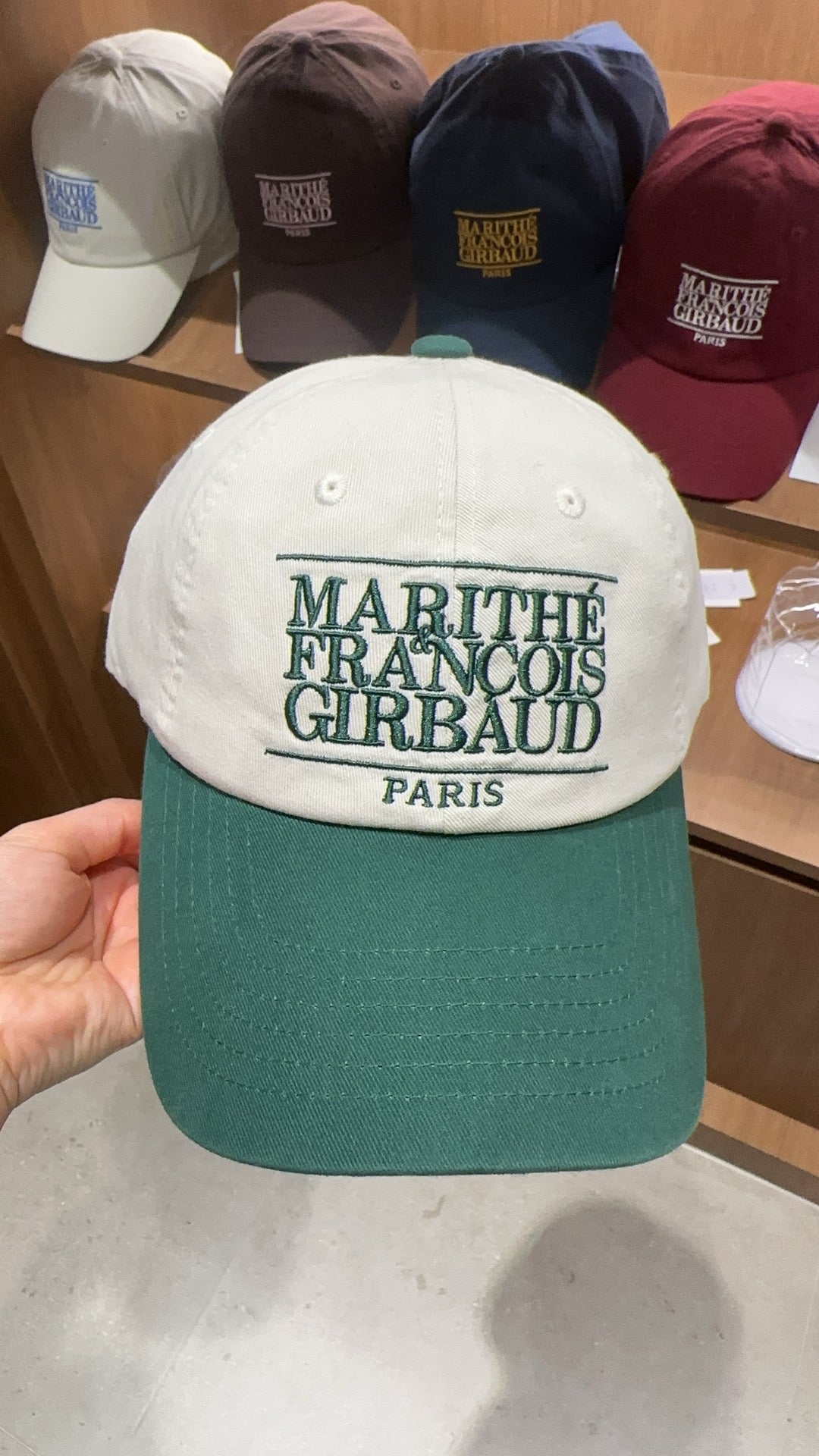 韓國 Marithe Francois Girbaud 車銀優 同款 CLASSIC LOGO 6PANEL COLOR BLOCK CAP【MF421】