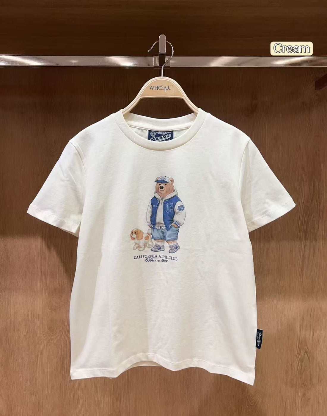 韓國 WhoAU Steve Photo T-Shirt【WA310】