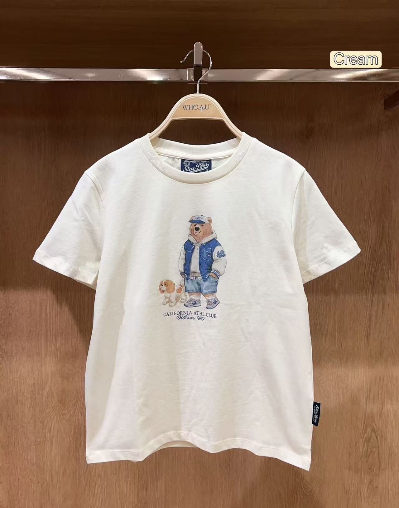 韓國 WhoAU Steve Photo T-Shirt【WA310】