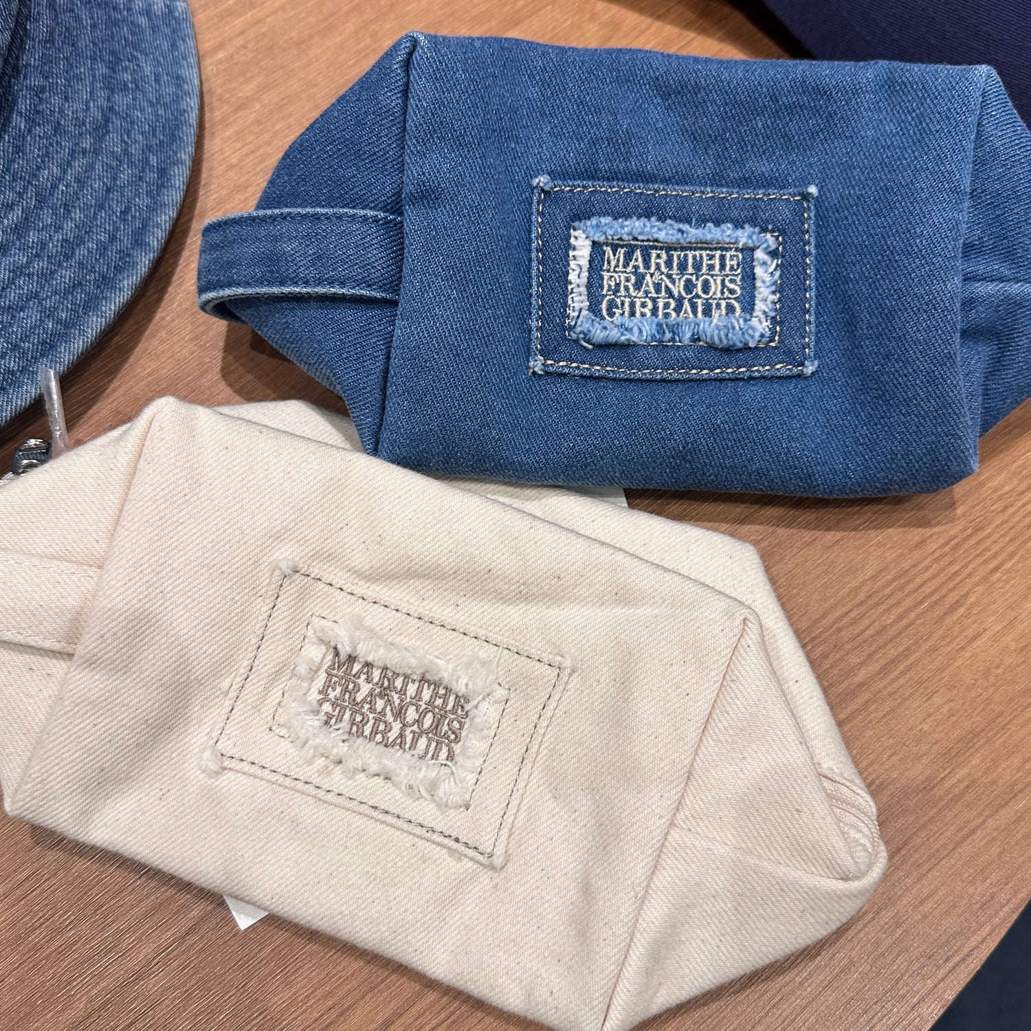 韓國 Marithe Francois Girbaud ENIM PATCH WORK CLASSIC LOGO POUCH 【MF315】