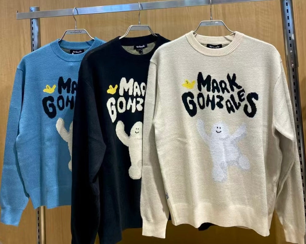 韓國 Mark Gonzales Happy Shumu Graphic Knit【MG147】