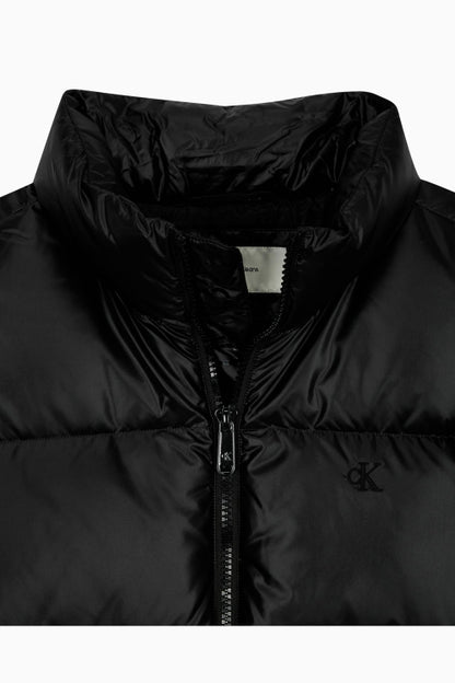 韓國 Calvin Klein Unisex Stand Collar Glossy Down Puffer Jacket【CK001】