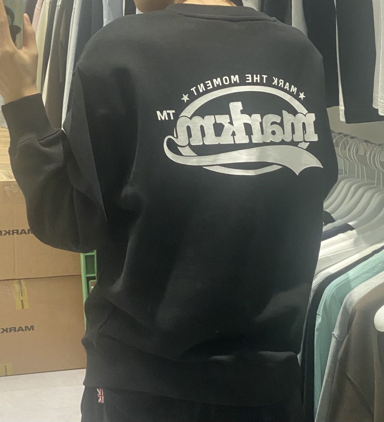 韓國 Markm SWING LOGO SWEATSHIRT【MA040】