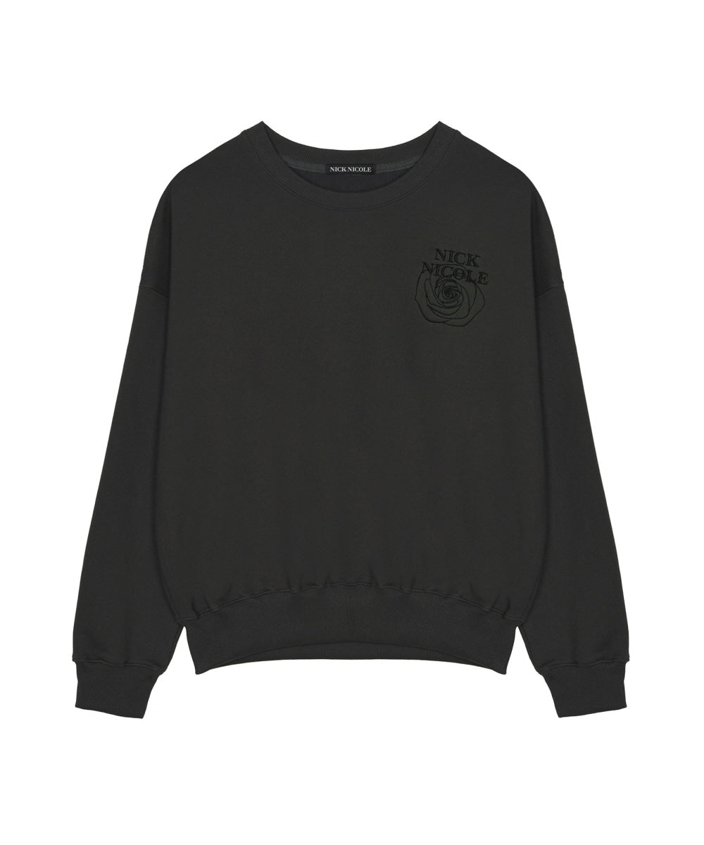 韓國 Nick Nicole Mini Volume Nicole Rose Sweatshirt【NK010】