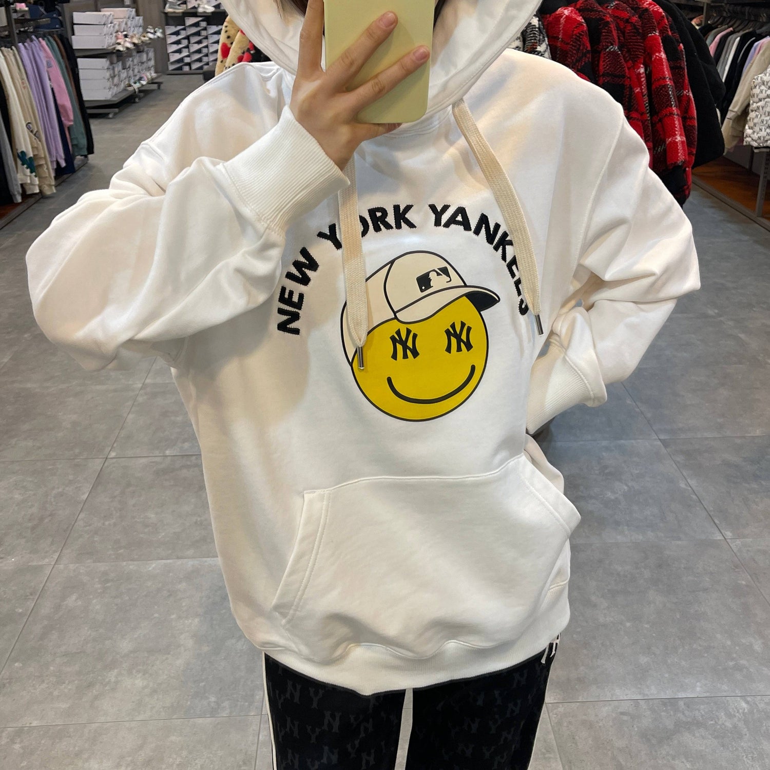 韓國 MLB Smile Overfit Hoodie 【MB064】 - STT Mall HK 靚太網購