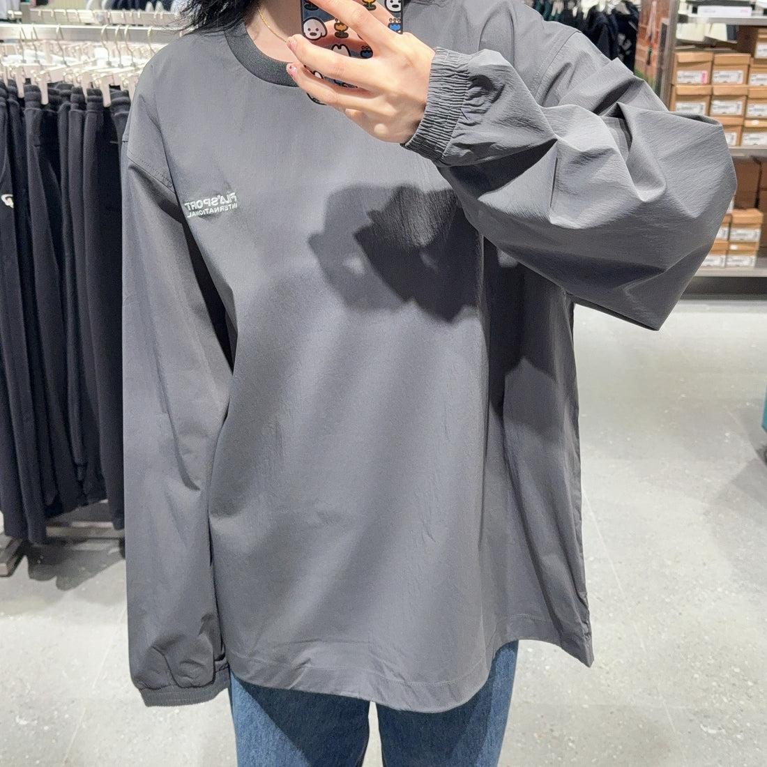 韓國 FILA Woven Stretch Sweatshirt【FA229】