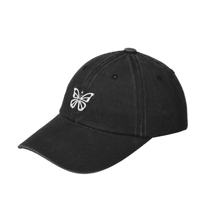 韓國 Nick Nicole Vintage Mini Butterfly Ball Cap【NK031】