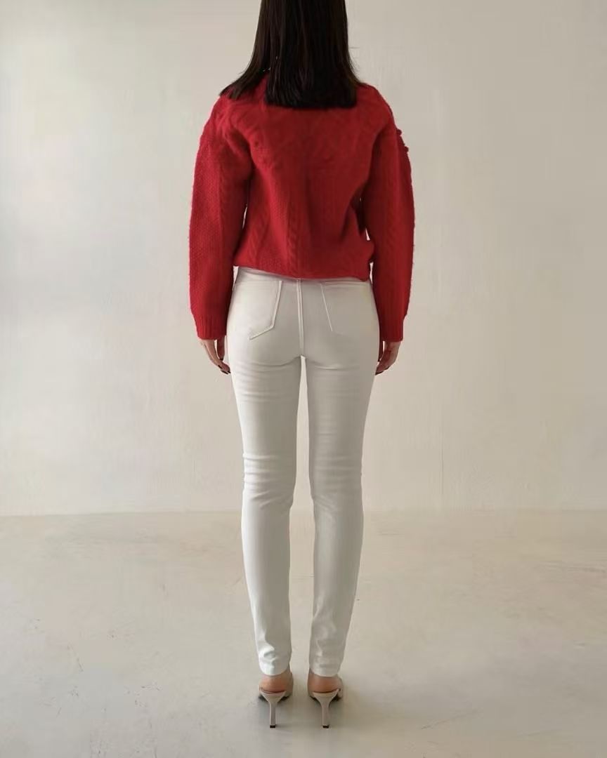 韓國 HowLuk 牛仔褲 刷薄毛  (冬季款)【H266】