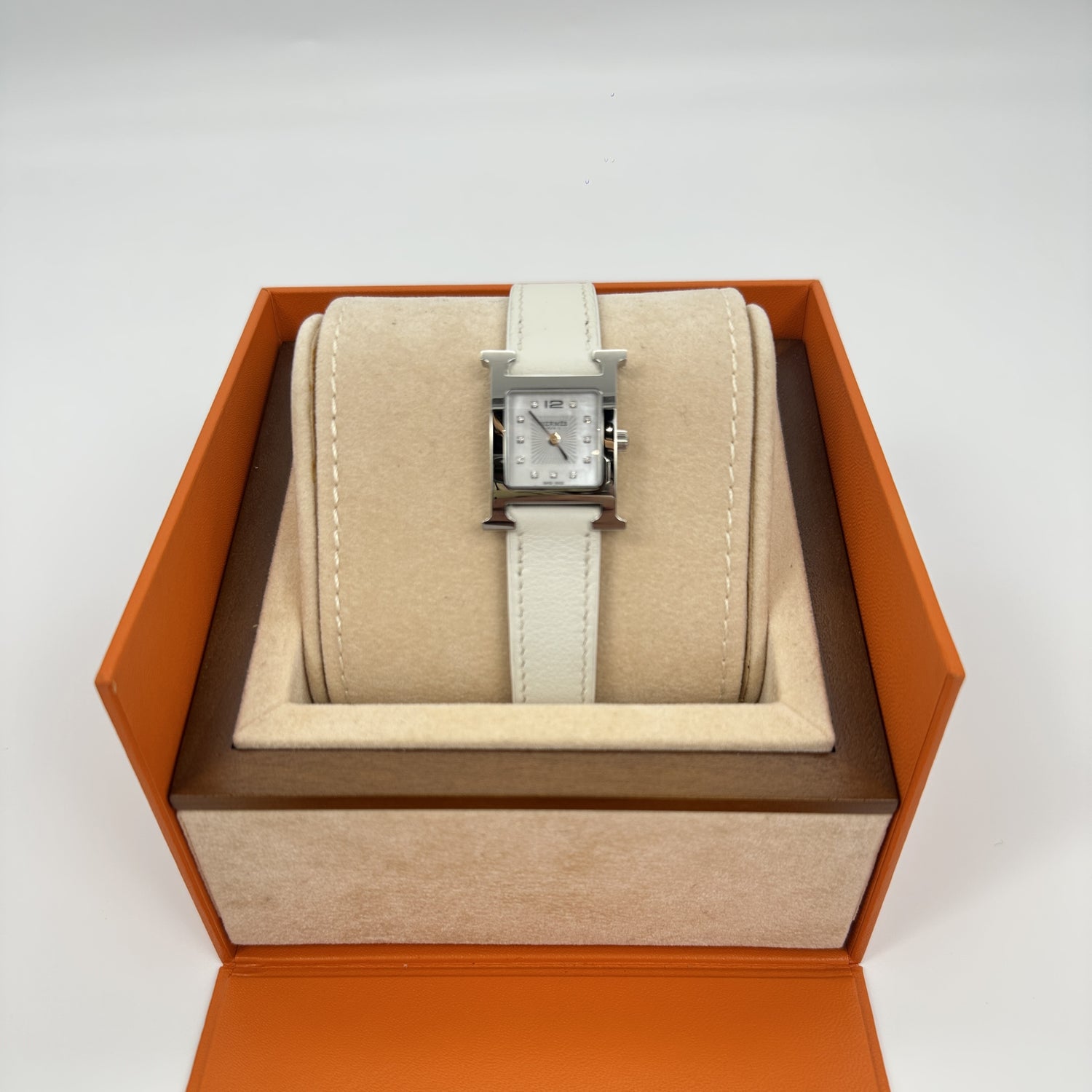 1201-51 Hermès H HOUR CK 01 EVERCOLOR DIAMOND【全新】