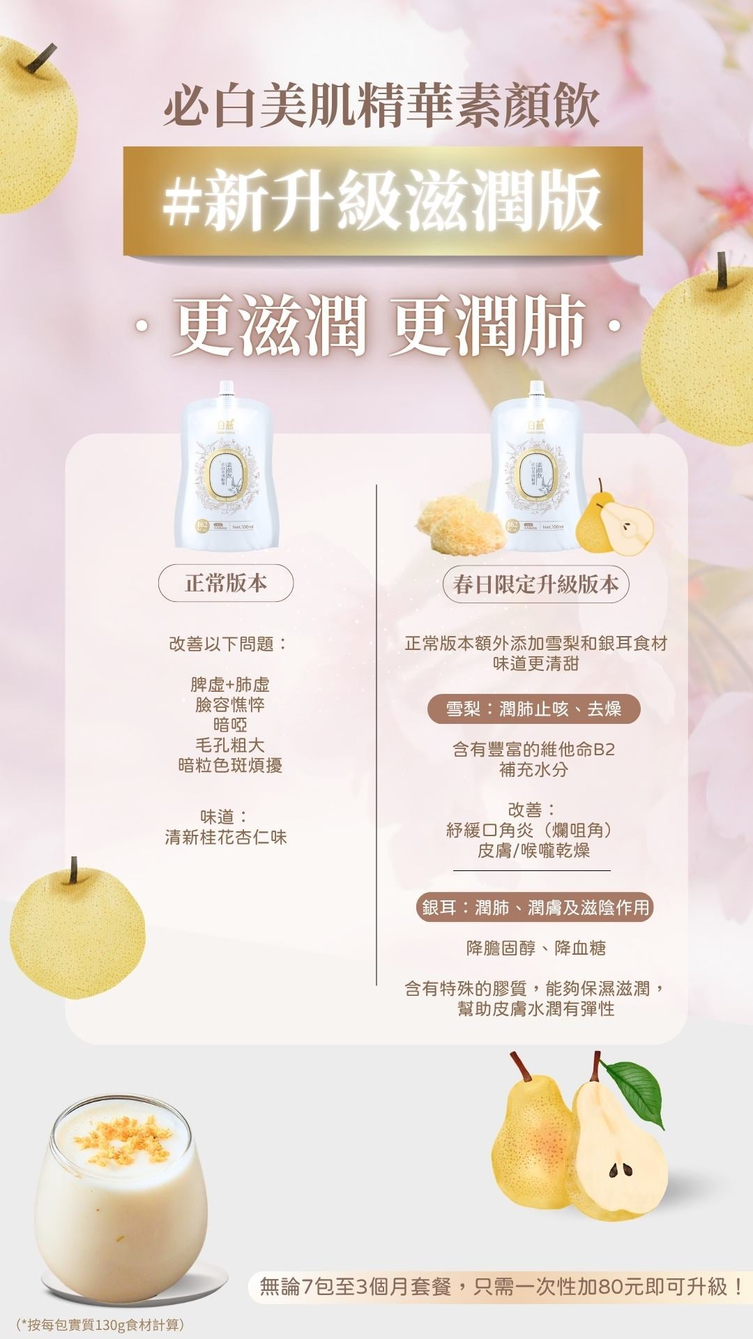 白燕必白美肌精華素顏飲 100ml【SM031】