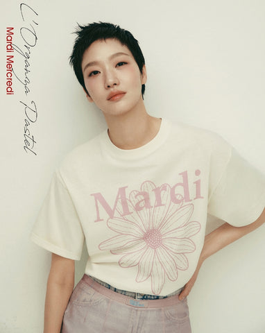 韓國 Mardi Mercredi TSHIRT FLOWERMARDI【MM039】