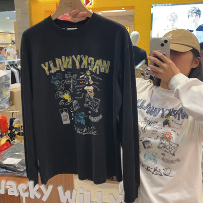 韓國 Wacky Willy Graphic Long Sleeve【WW014】