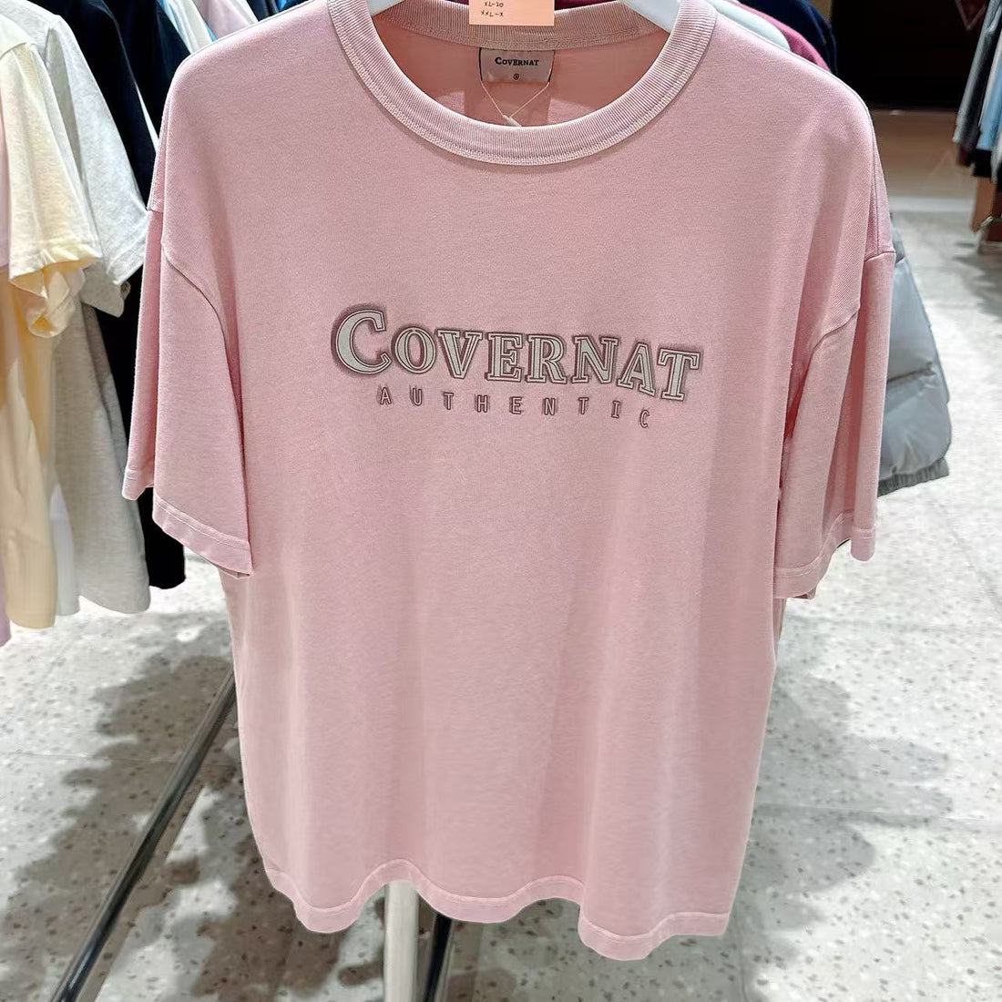 韓國 Covernat Neon Logo Dyed T-Shirt【CO061】