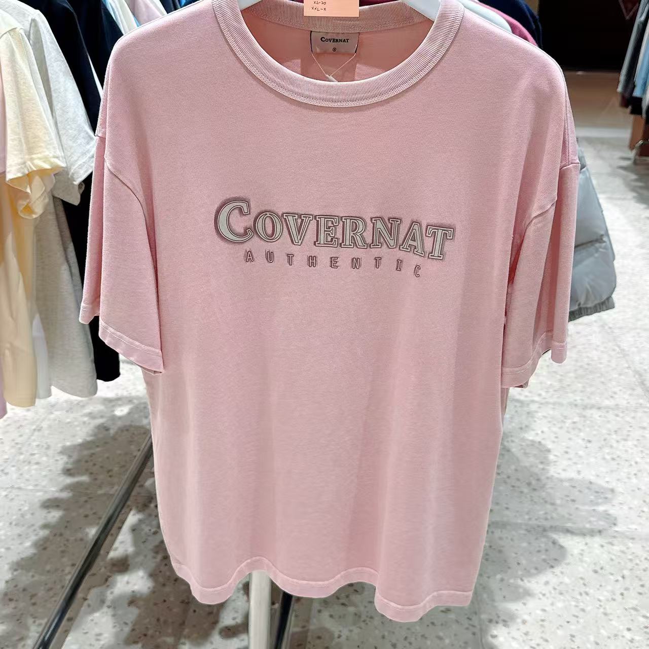 韓國 Covernat Neon Logo Dyed T-Shirt【CO061】