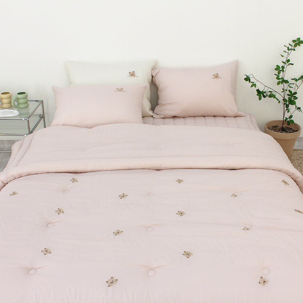 韓國 刺繡表情小熊莫代爾【SM412】