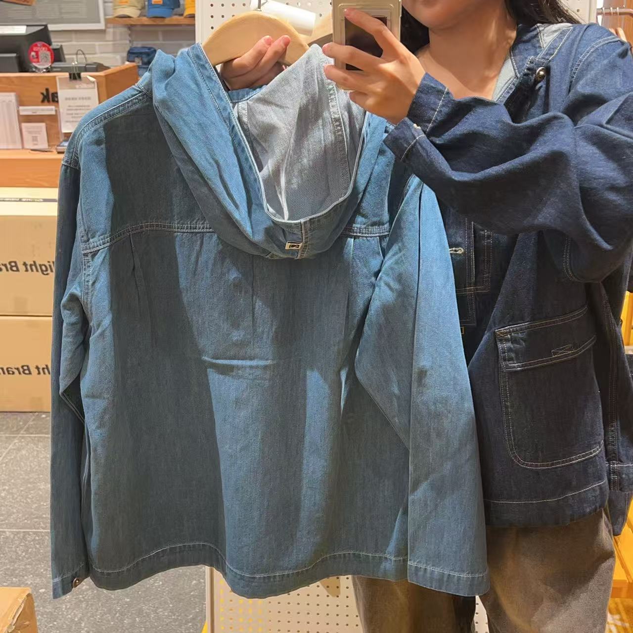 韓國 Kodak Kodakuri Denim Hooded Anorak【KK022】