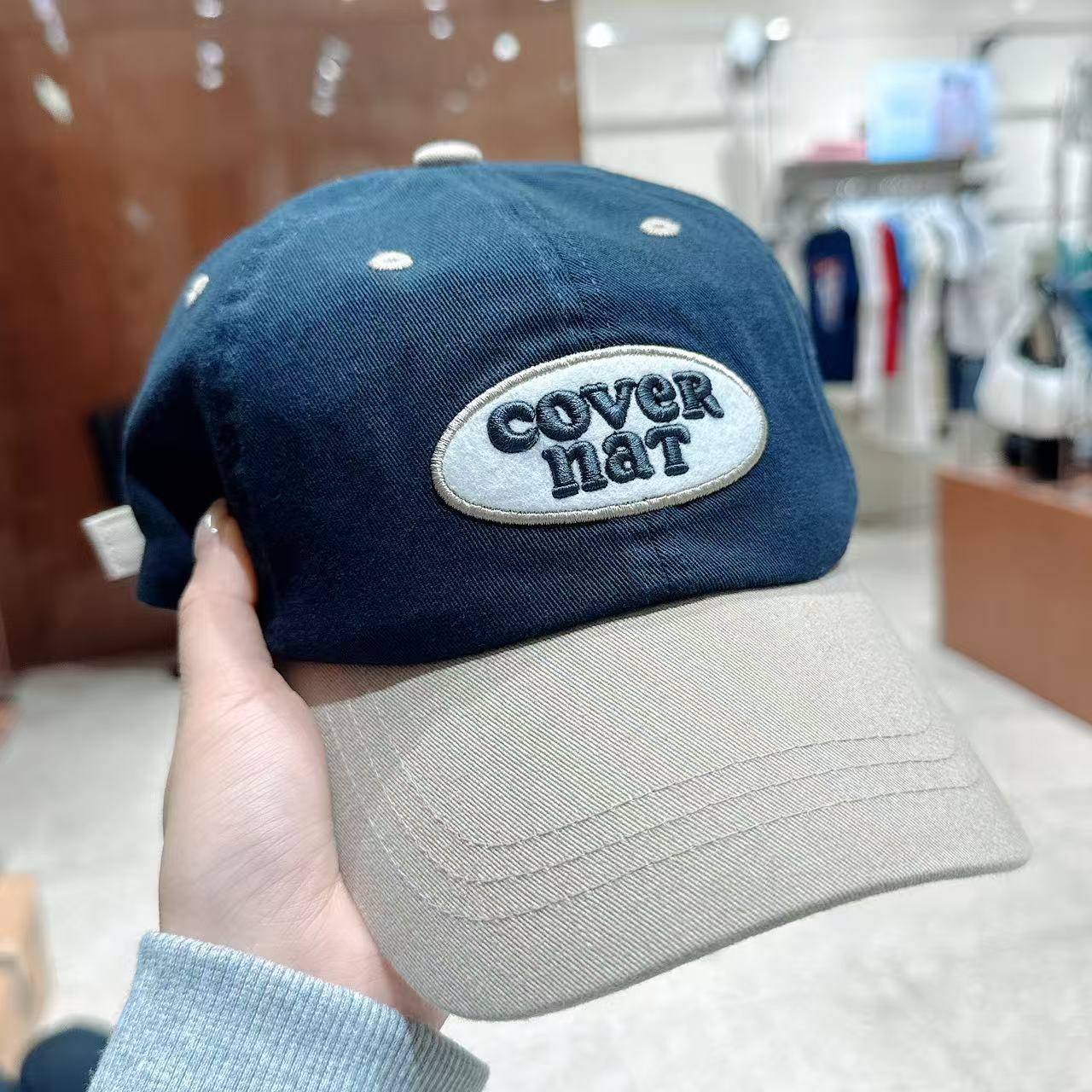 韓國 Covernat Cloverheart Cooper Logo Wappen Ball Cap【CO087】