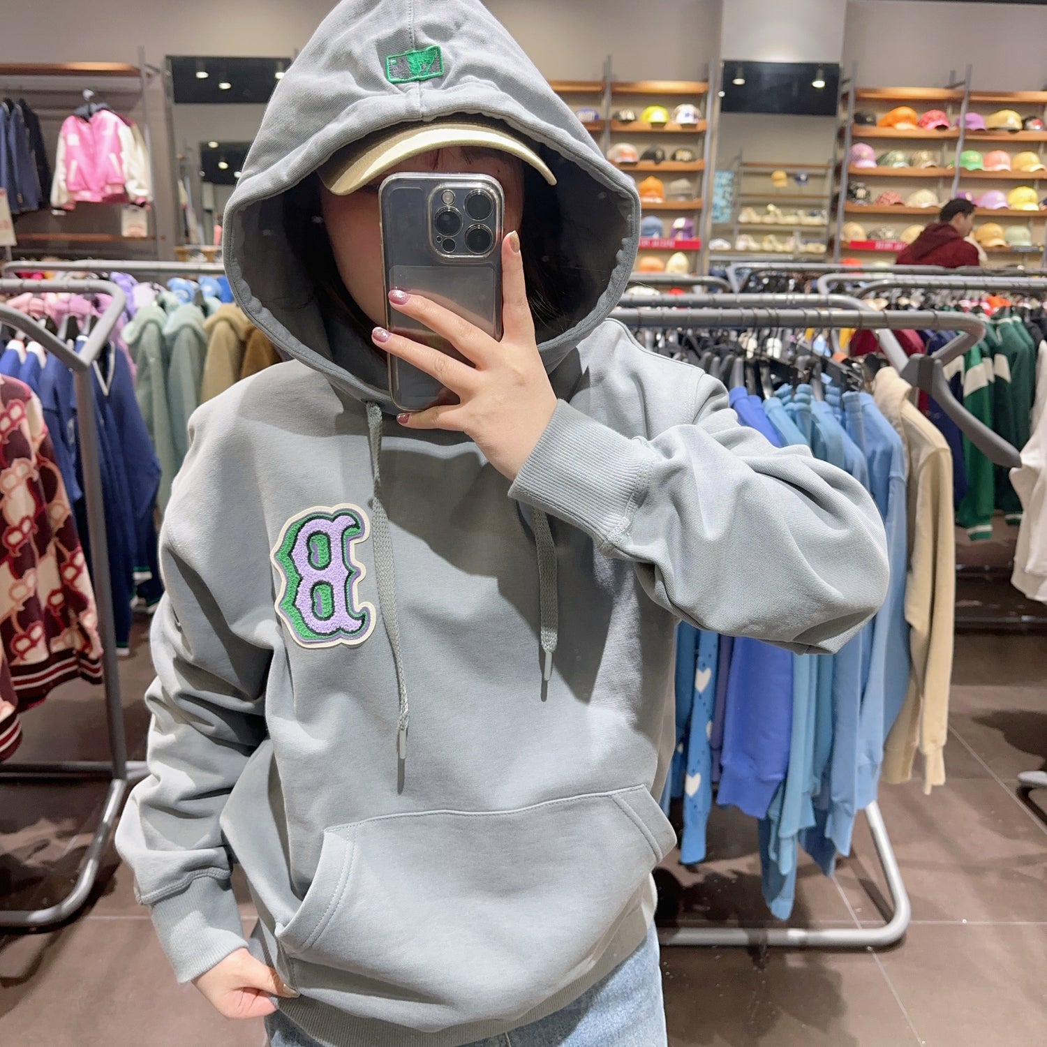 韓國 MLB MEGA OVERFIT HOODIE【MB155】