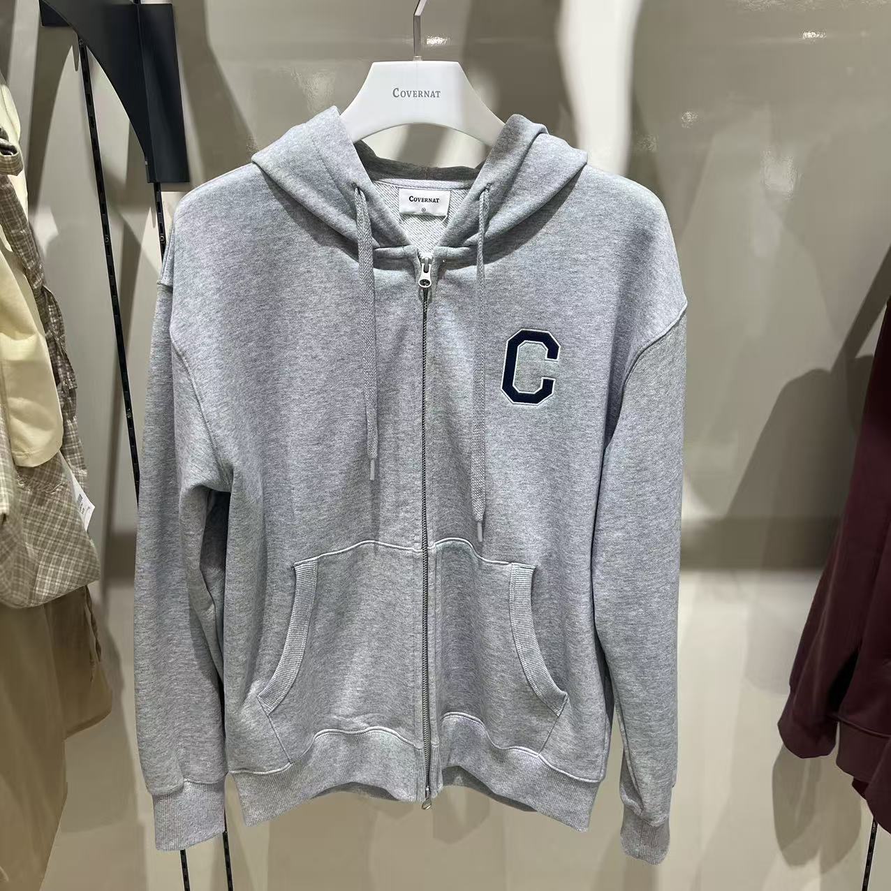韓國 Covernat C Logo Hoodie【CO039】