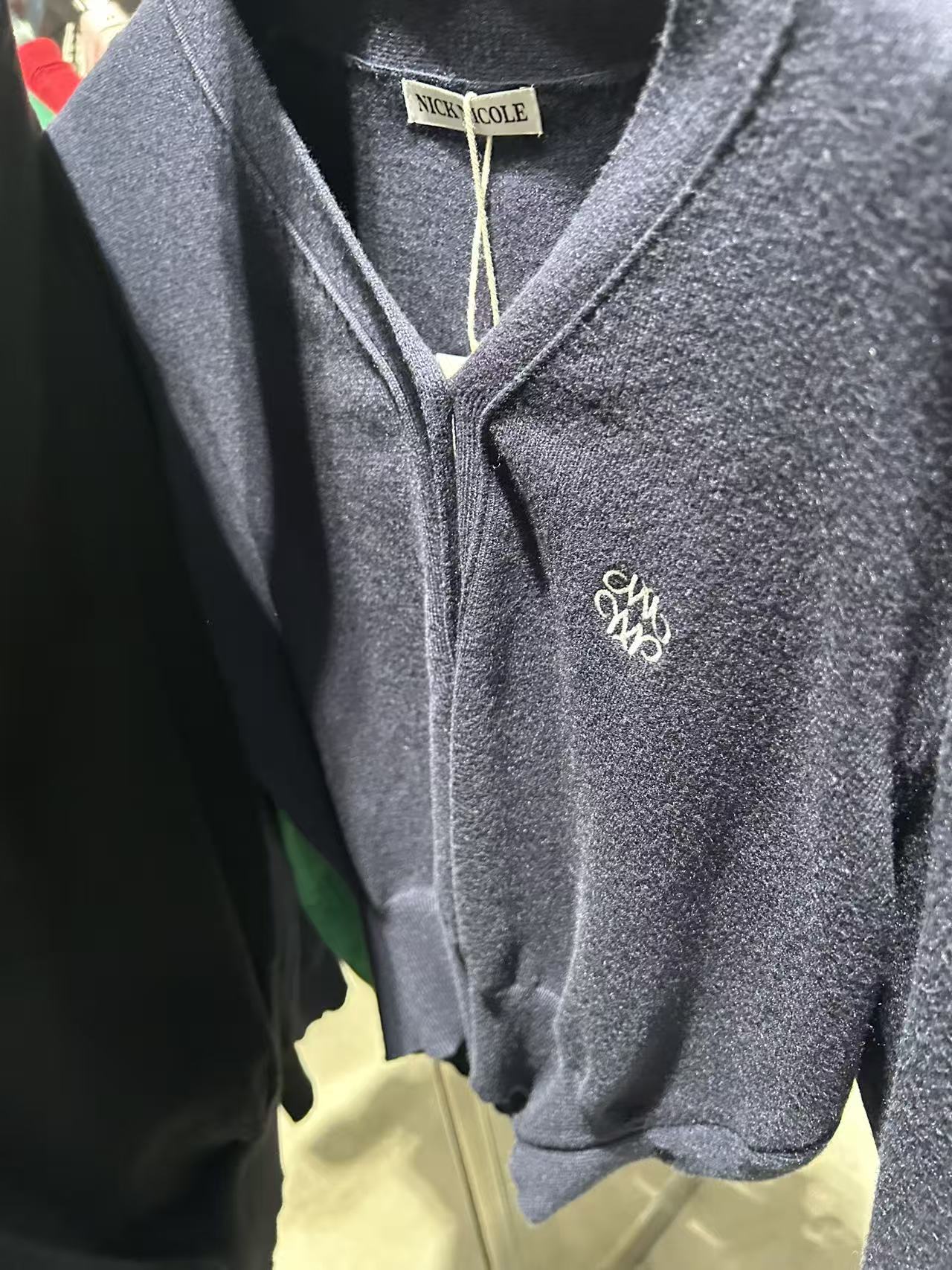 韓國 Nick Nicole Logo Quality Cardigan【NK053】